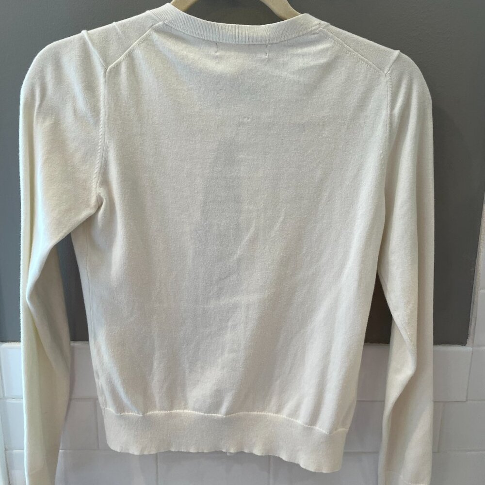 Banana Republic Women's Lightweight White Cardigan | S - Picture 3 of 4